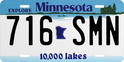 MN license plate 716SMN