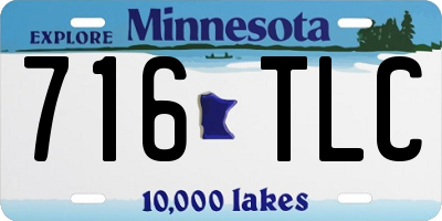 MN license plate 716TLC