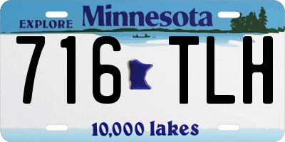 MN license plate 716TLH