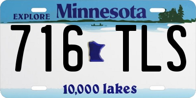MN license plate 716TLS