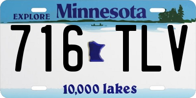 MN license plate 716TLV