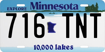 MN license plate 716TNT