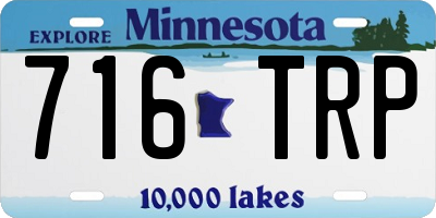 MN license plate 716TRP