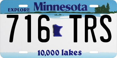 MN license plate 716TRS