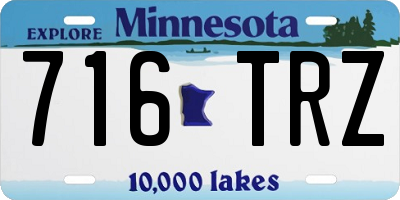 MN license plate 716TRZ