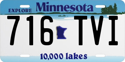 MN license plate 716TVI