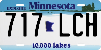 MN license plate 717LCH
