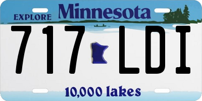 MN license plate 717LDI