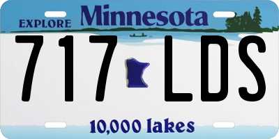 MN license plate 717LDS