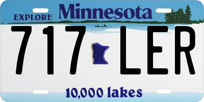 MN license plate 717LER