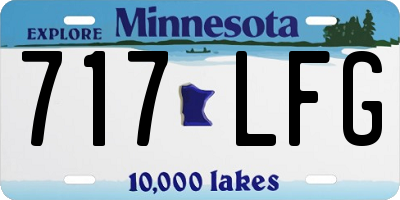 MN license plate 717LFG