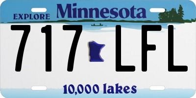 MN license plate 717LFL