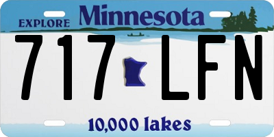 MN license plate 717LFN