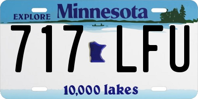 MN license plate 717LFU