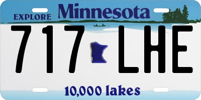 MN license plate 717LHE