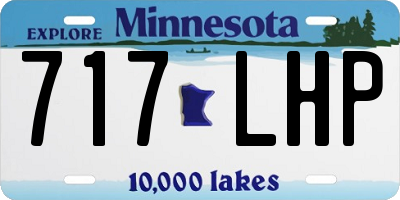 MN license plate 717LHP