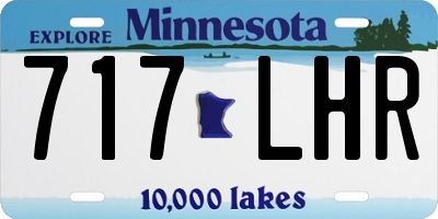 MN license plate 717LHR