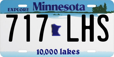 MN license plate 717LHS