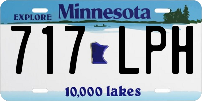 MN license plate 717LPH