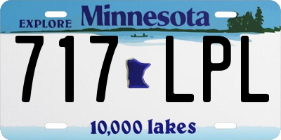 MN license plate 717LPL