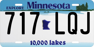MN license plate 717LQJ