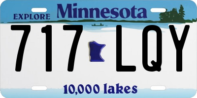 MN license plate 717LQY