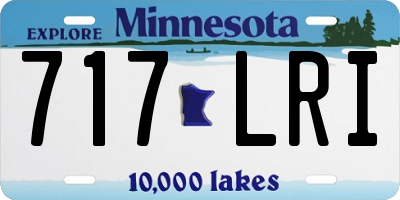 MN license plate 717LRI