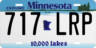 MN license plate 717LRP