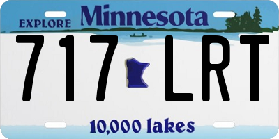 MN license plate 717LRT