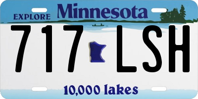 MN license plate 717LSH