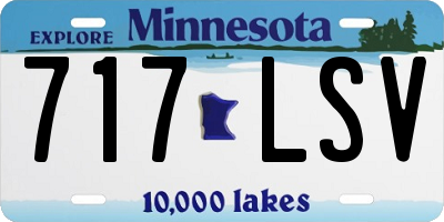 MN license plate 717LSV
