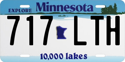 MN license plate 717LTH