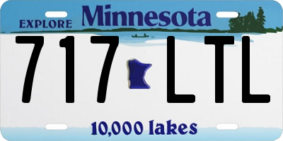 MN license plate 717LTL