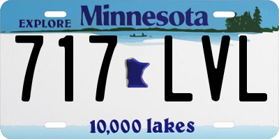MN license plate 717LVL