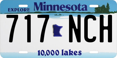MN license plate 717NCH