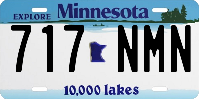 MN license plate 717NMN