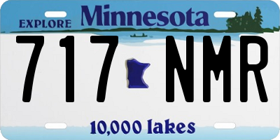 MN license plate 717NMR