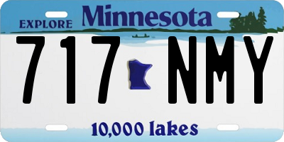 MN license plate 717NMY