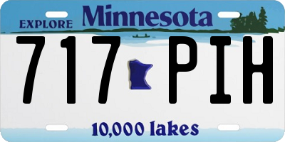 MN license plate 717PIH