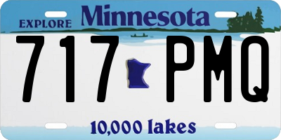 MN license plate 717PMQ