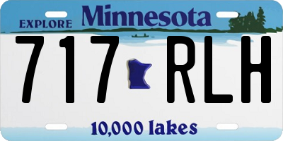 MN license plate 717RLH