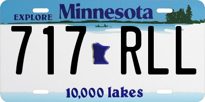 MN license plate 717RLL
