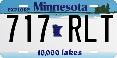MN license plate 717RLT
