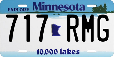 MN license plate 717RMG