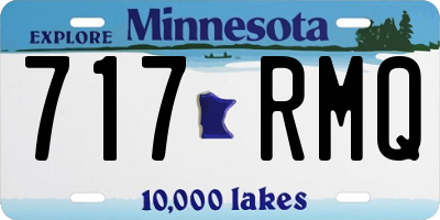 MN license plate 717RMQ