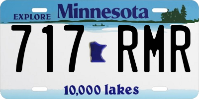 MN license plate 717RMR