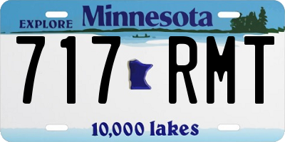 MN license plate 717RMT