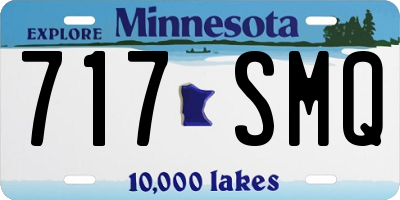 MN license plate 717SMQ