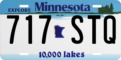 MN license plate 717STQ