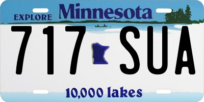 MN license plate 717SUA
